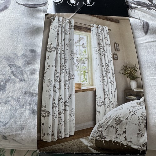 Next grey floral blackout - next,