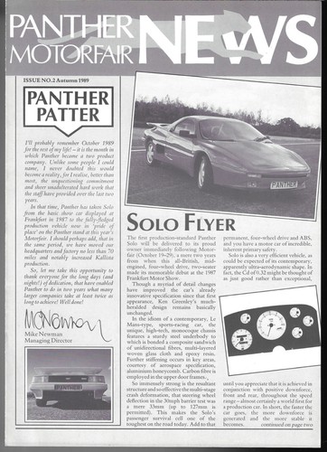 Panther news issue no2 autumn - issue,