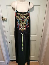 RIVER ISLAND PACHA IBIZA size  M chiffon  maxi dress  beach