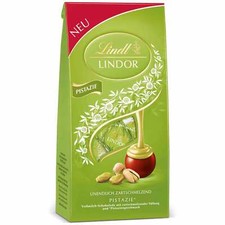 PISTACHIO LINDT LINDOR MILK CHOCOLATE  | 137g | Bag a little crumpled BB End Jan