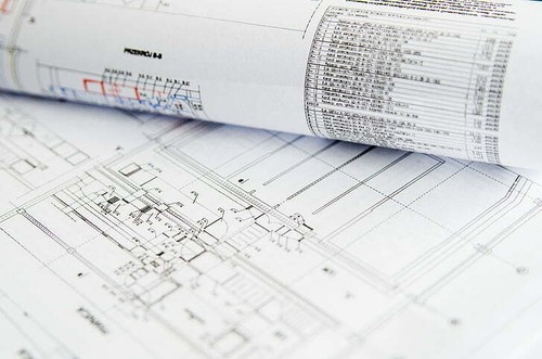 Large format cad plan - plan, printing