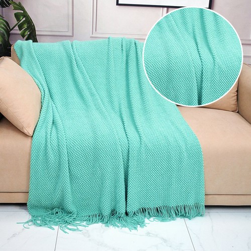 Throw blanket soft tassel - blanket,
