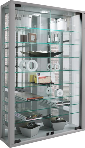 Wall display cabinet glass - wall,