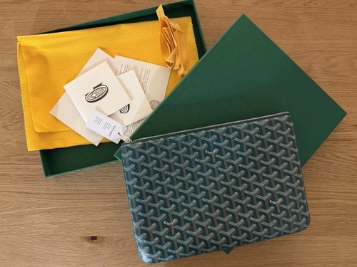 Goyard senat green pouch - mm,