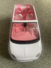 Barbie Fiat 500 Toy Car White