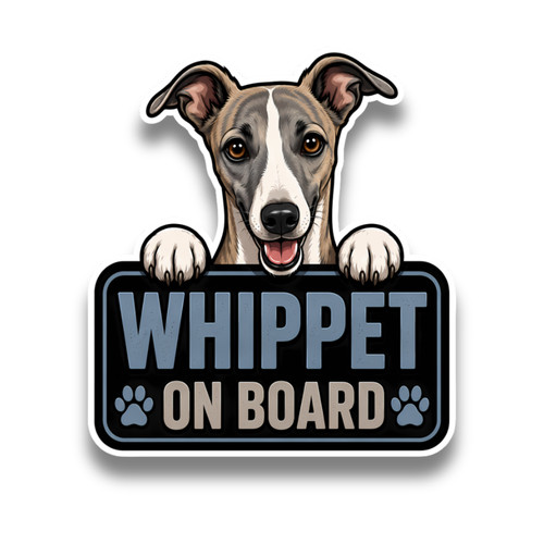 Whippet dog board - dog, puppy