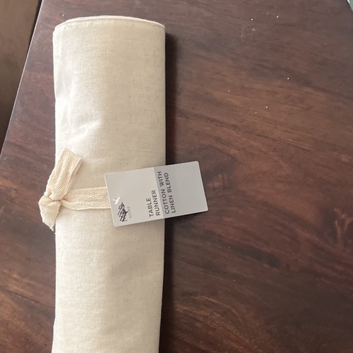Home beige cotton linen - h&m,