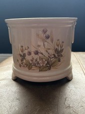 Vintage - St Michael Footed Medium Planter - Harvest design (5.25” H + 6.25”Dia)