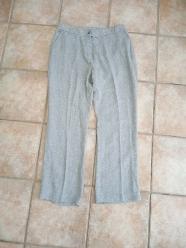 Ladies grey wide leg - ladies,