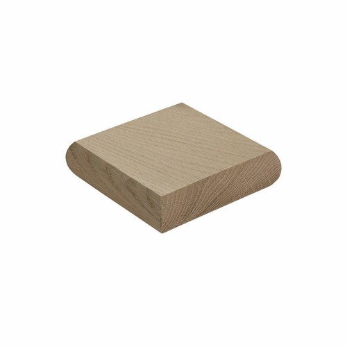 Stair newel post - cap, flat