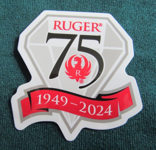 Ruger 75th anniversary sticker - ruger,
