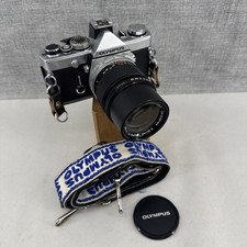 Olympus OM-1 SLR 35mm Film Camera, Zuiko 50mm F1.8 Standard Lens tested working