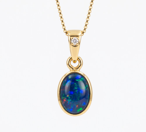 Genuine australian black opal - genuine,