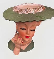 Napco 1950s Vintage Lady Head