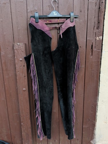 Full length black suede - black,