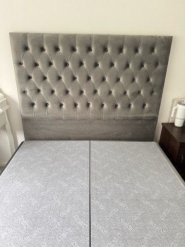 Beautiful double plush grey