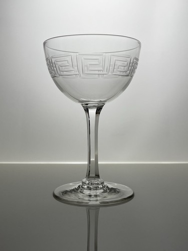 Victorian glass champagne - victorian,