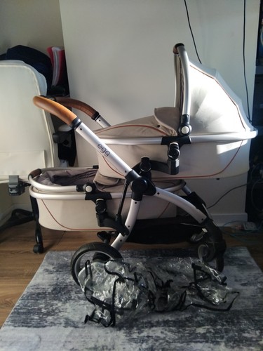 Egg double pram - egg, limited