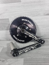ROTOR 3D+ AERO CHAINSET CRANKSET MAS NO Q TT TIME TRIAL 52/36 172.5 CRANKS BB30