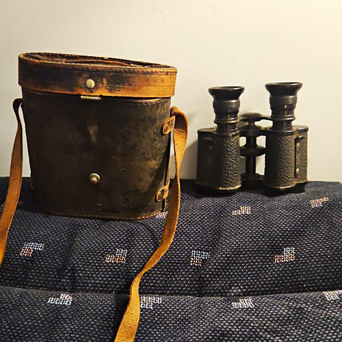 Vintage compact field glasses - vintage,