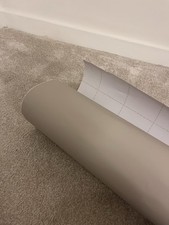 Self Adhesive Vinyl Wrap Matt Beige Film Roll Sticky Back Film 1.25m