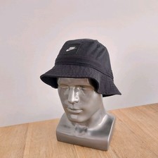 Nike Swoosh Unisex Sun Bucket Hat Fishing Festivals / Small-Medium / Black