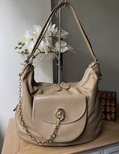 Aquascutum London genuine leather medium large handbag hobo bag