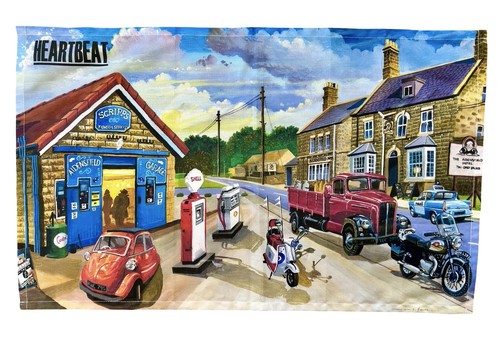 Heartbeat tea towel - heartbeat,