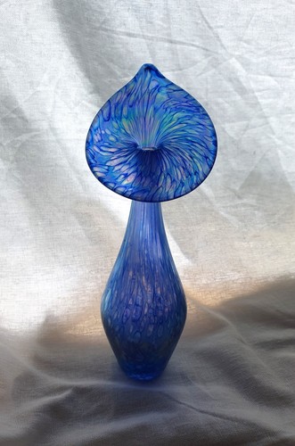 Vintage heron iridescent - iridescent, blue