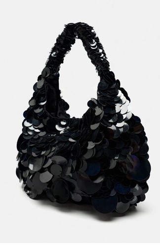 Zara bucket bag with beading - with,
