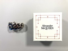 Alexander McQueen Oversized Chain Knuckleduster Ring (BNWT) Made In Italy.