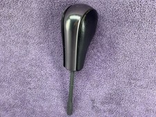 BMW E60 E61 Auto Gear Knob Black Leather Titan Chrome Automatic 7585790 5 Series