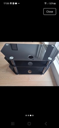Black rectangular glass - rectangular, &