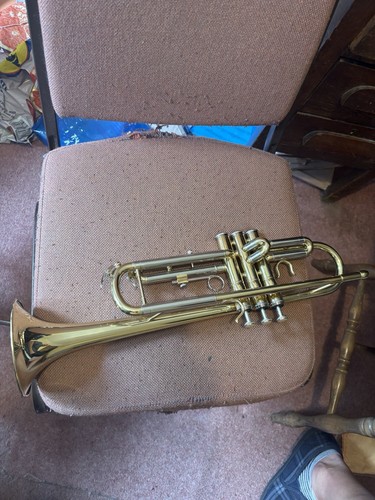 Trumpet musical instrument - instrument, b
