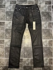 Rick Owens DRKSHDW Waxed Skinny Denim Jeans Size M / W30