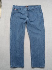 Life & Glory Men's Blue Straight Jeans Size 40" Waist 29" Leg Mid Rise Cotton