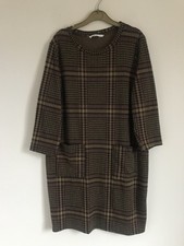 Brown Check Dogtooth Stretch