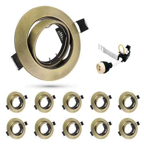 10x downlights gu10 - downlights,