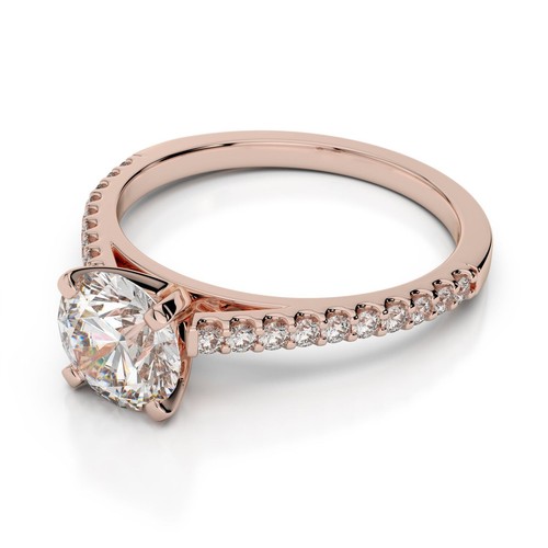 Round cut lab grown - round,