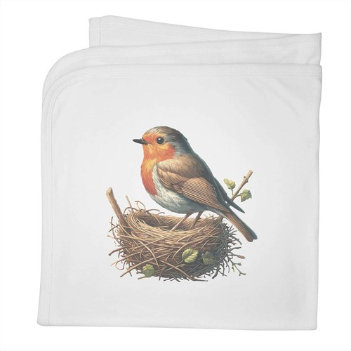 Robins nest baby blanket - 'robins,
