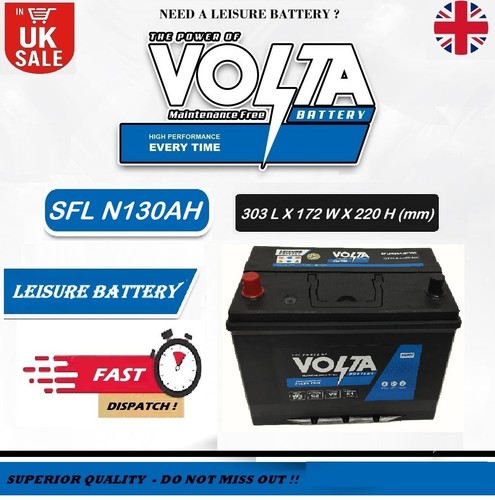 12v 130ah leisure - battery, deep
