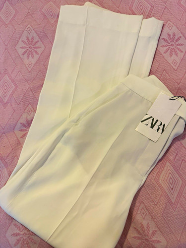 Zara women white pleated - white,