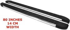 80 Inches 14CM WIDTH SIDE STEPS RUNNING BOARDS FOR LAND ROVER FREELANDER