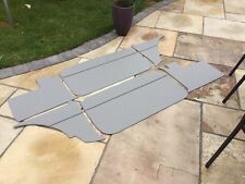 Mgb Roadster   65-68 Interior  Panal Set Grey /grey Piping