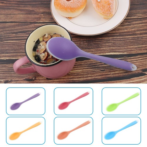 Silicone dinner dessert - dinner, spoon