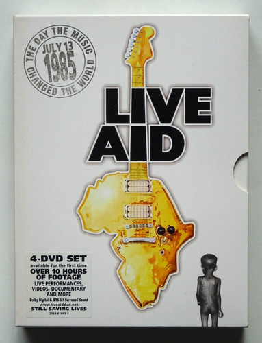 Live aid disc dvd set - live,