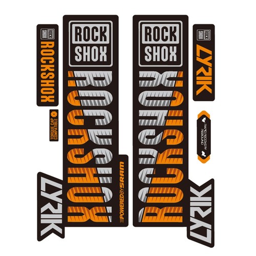 Pvc front fork - pvc, decals