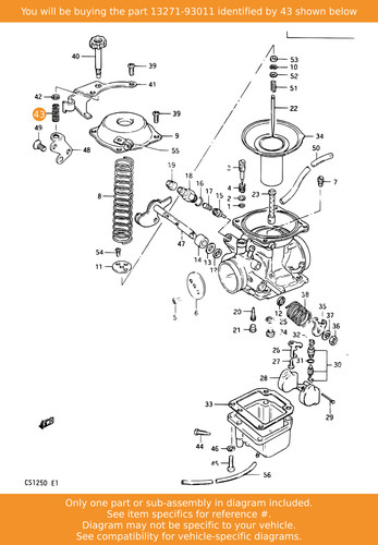 Suzuki spring 13271 93011 oem - spring,, 13271-93011