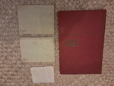 Old stamps album and 3 small stamp books, joblot, various countries,mid century
