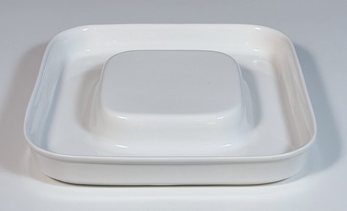 Crate barrel haeger pottery - barrel,